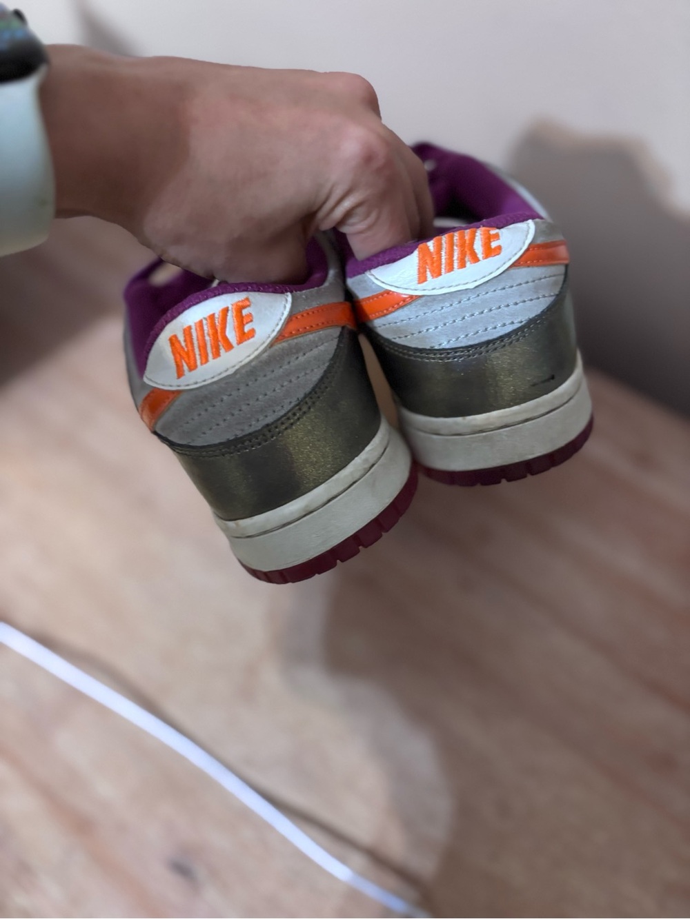 2011 Nike Dunk Low 6.0 court purple and silver - Picture 4 of 5